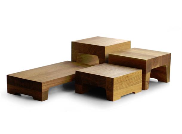 Buffetblokk 210x210x170mm Eik Heltre - Næringsmiddelgodkjent